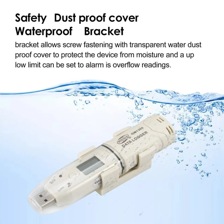 BENETECH GM1365 Digital Humidity & Temperature Data Logger, GM1365