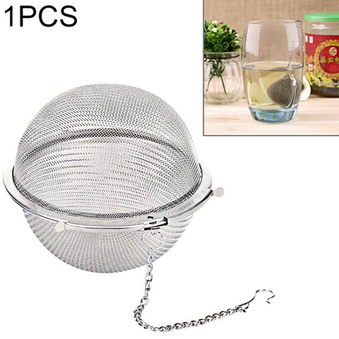 2 filtres pour tè en acciaio inossidabile avec infuseur pour palline de tè a rete, Acier inoxydable