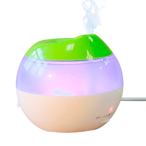Humidificateur USB avec mini indicateur rouge et interrupteur de régulation de la quantité de vapeur (blanc + vert), humidificateur d'air USB