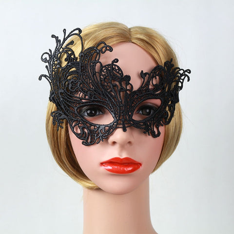 Maschera fantasia per ragazza sexy in pizzo, ballo in maschera veneziano, Masque fantaisie