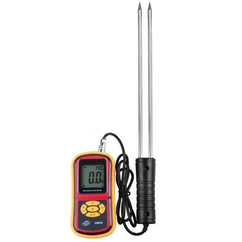 BENETECH GM640 Misurateur d'humidité numérique pour céréales de haute qualité avec écran LCD