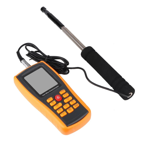 BENETECH GM8903 Anémomètre numérique avec écran LCD de 2,6 pouces à fil chaud pour la vitesse du vent, GM8903