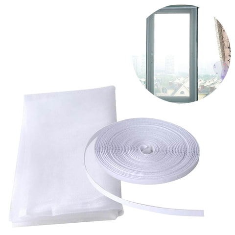 Zanzariera in poliestere fai-da-te / Zanzariera con chiusura a strappo e chiusura ad anello, DIY Polyester Fly Net