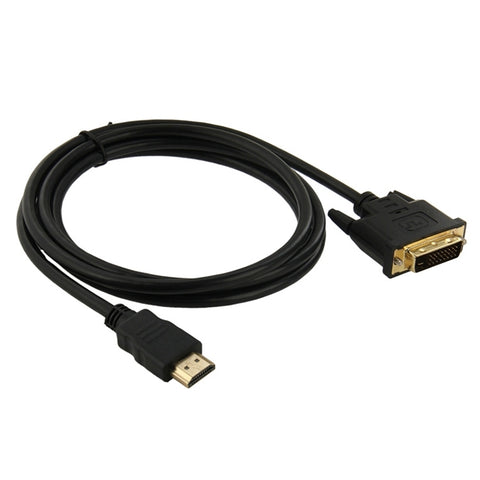 Câble adaptateur HDMI (type A) masqué vers DVI 24+1 broches masqué de 1,8 m