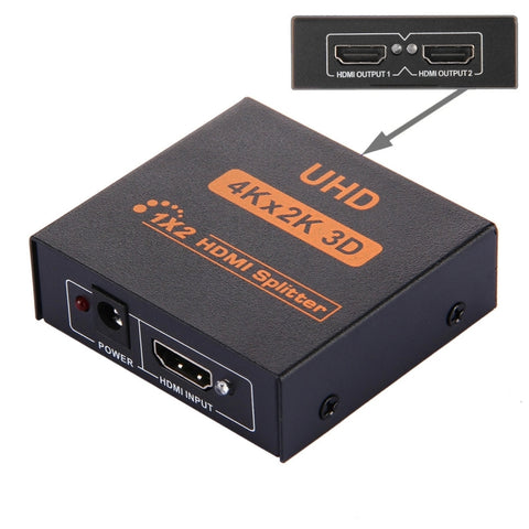 FY1409E Mini V1.3 UHD 4K x 2K 3D 1 x 2 répartiteur HDMI, HDMI V1.3