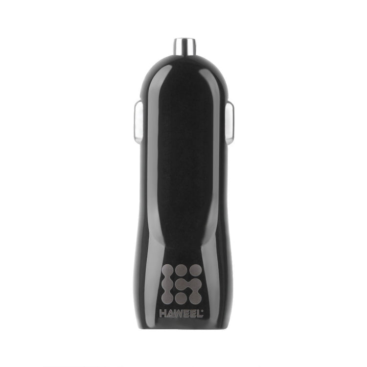 HAWEEL High Quality 2.1A + 1A Dual USB Ports Car Charger, HK Black, US  Black, US White, UK Black, UK White, White, Black