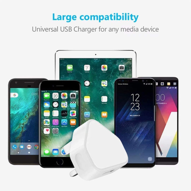 5V 1A USB Charger with UK Plug for Fast Charging