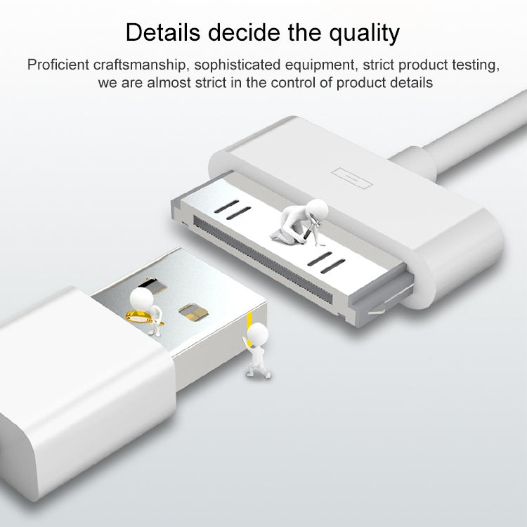 30 Pin Data Sync Cable for iPhone & iPad - 2m Length