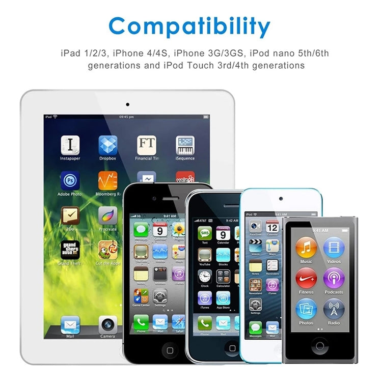 2m Double-Sided USB Charging Cable for iPhone and iPad