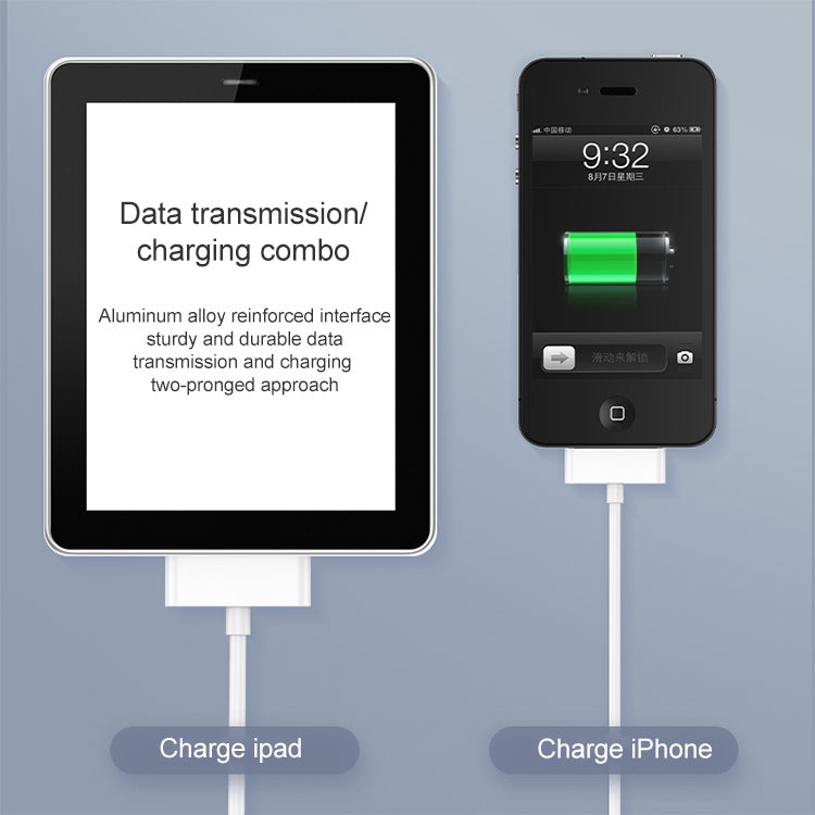 2m Double-Sided USB Charging Cable for iPhone and iPad