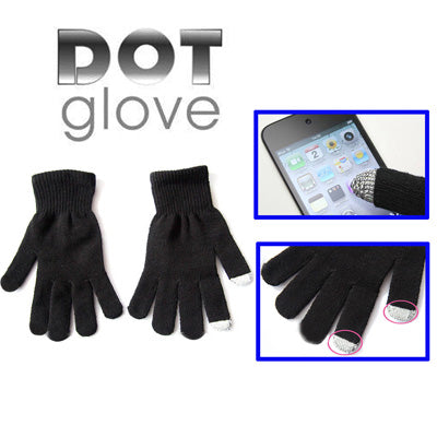 Gants tactiles Dot pour iPhone 5, iPhone 4 et 4S, iPhone 3G/3GS, iPhone, iPad, BlackBerry
