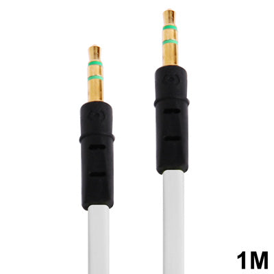 Cavité pour le style de prise auriculaire Noodle de 3,5 mm pour iPhone 5 / iPhone 4 et 4S / 3GS / 3G / iPad 4 / iPad mini / mini 2 Retina / Nouvel iPad / iPad 2 / Touch / MP3, Longueur : 1 m