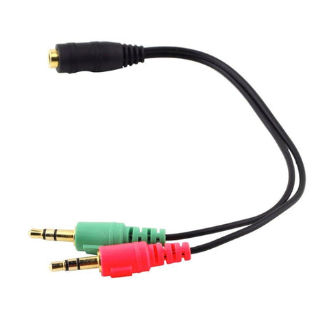Microfono Jack da 3,5 mm con Cavo da 17 cm - Compatibile con