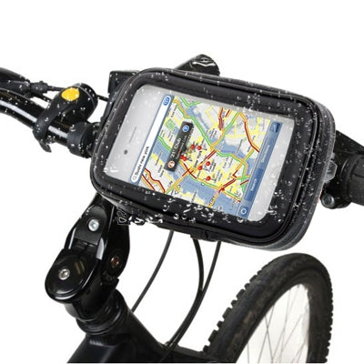 Supporto per bicicletta e custodia Tough Touch impermeabile/resistente alla sabbia/resistente alla neve/resistente allo sporco per iPhone 4 e 4S, Galaxy S III mini/i8190, Galaxy Ace/S5830