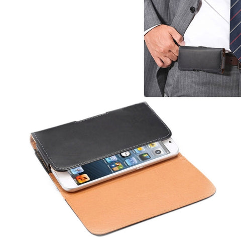 Custodia in pelle/marsupio verticale con texture Crazy Horse con stecca posteriore per iPhone 5G