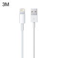 USB to 8 Pin Synchronous Data Charging Cable, Cable Length: 1m, 1m, 3m