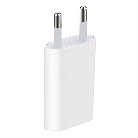 Adattatore per caricabatterie USB con presa UE 5 V / 1 A per iPhone, Galaxy, Huawei, Xiaomi, LG, HTC e altri smartphone, dispositivi ricaricabili