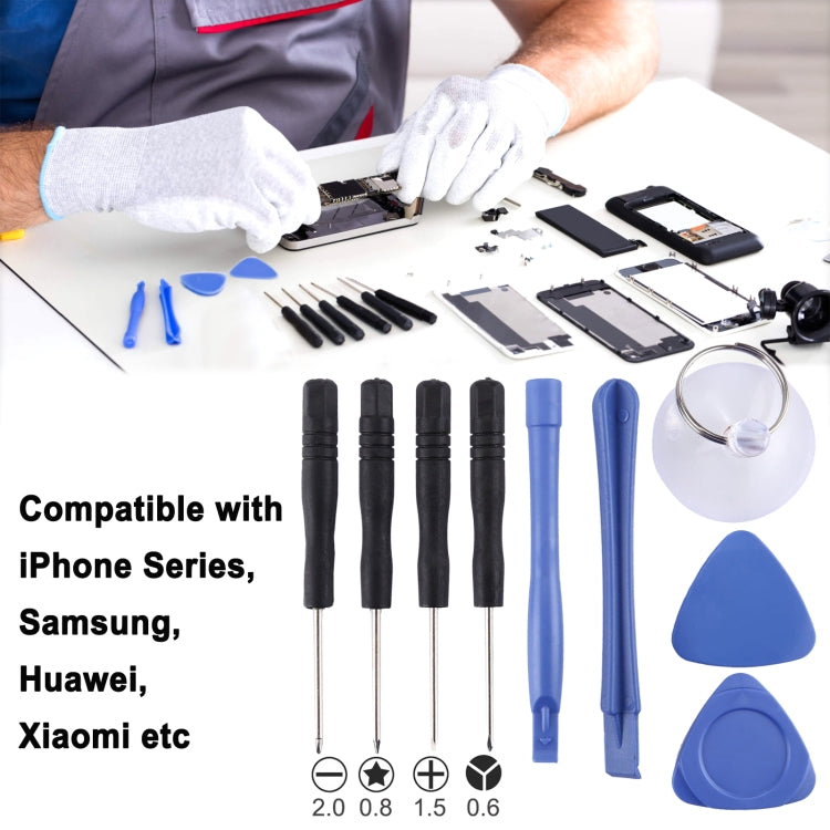 10 in 1 Repair Tool Kit with Screwdrivers and Accessories
