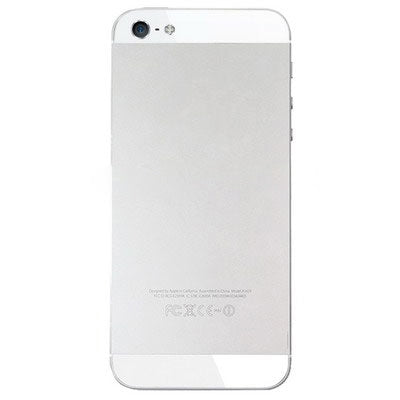 Cover posteriore in vetro per iPhone 5 dorata - Compatibile con