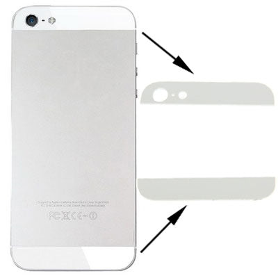 Cover posteriore in vetro per iPhone 5 dorata - Compatibile con