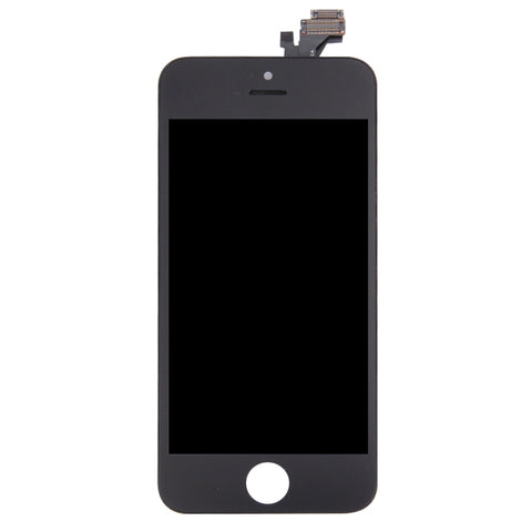 Écran LCD et numérique assemblé complet avec corniche pour iPhone 5, 3 en 1 pour i5 blanc, 3 en 1 pour i5 noir