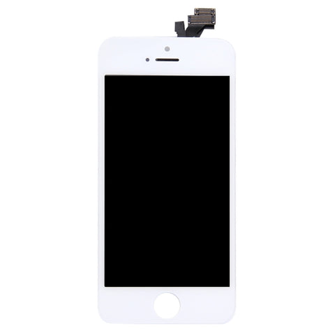 Schermo LCD e digitalizzatore assemblato completo con cornice per iPhone 5, 3 in 1 per i5 White, 3 in 1 per i5 Black
