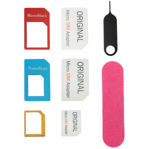 Adattatore Nano SIM a Micro SIM e SIM Standard + Supporto Vassoio SIM