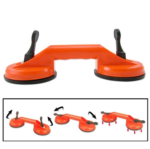 Outil de réparation pour les mains en verre avec double ventale pour une connexion étroite pour PC/ordinateur portable/iMac/TV LCD, diamètre : 11,5 cm, double diamètre 11,5 cm