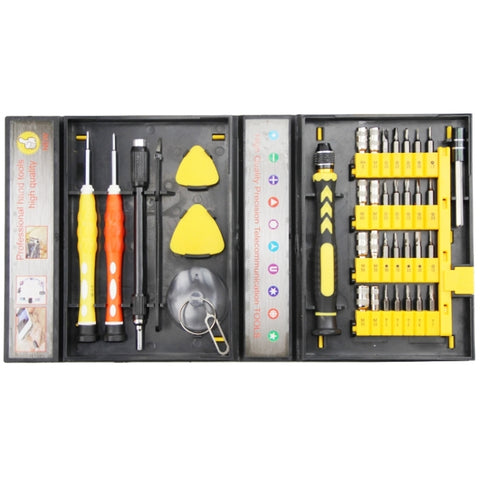 JF-6097A Set di cacciaviti professionali per riparazione di telefoni cellulari multi-bit 38 in 1 per iPhone 6 / iPhone 5 e 5S / Telefono cellulare, JF-6097A