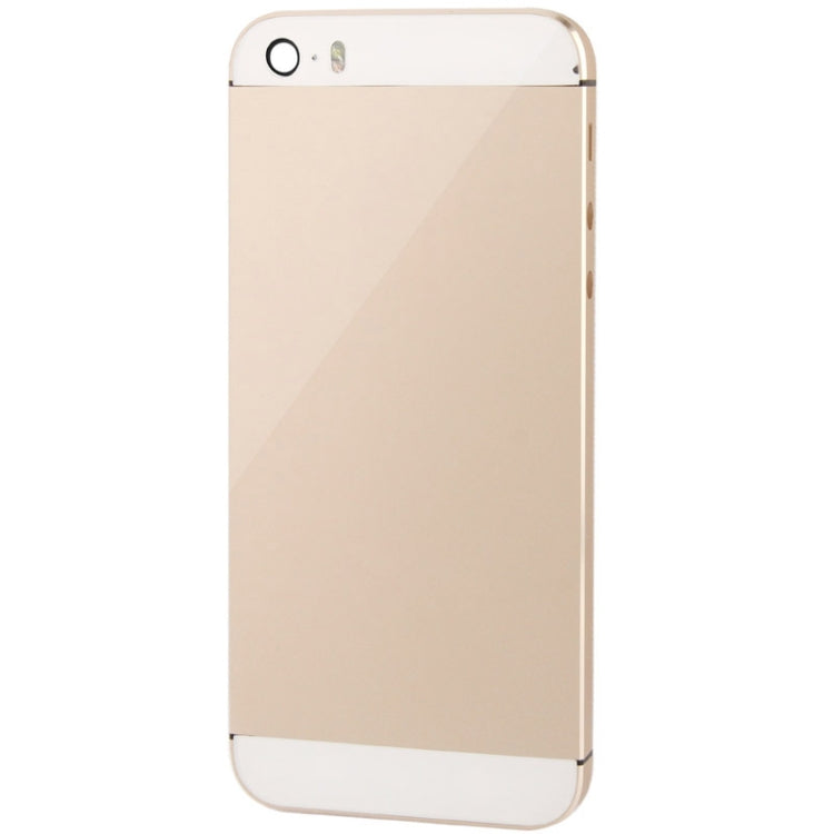 Full Housing Alloy  Back Cover with Mute Button + Power Button + Volume Button + Nano SIM Card Tray for iPhone 5S, For 5S, For iPhone 5S