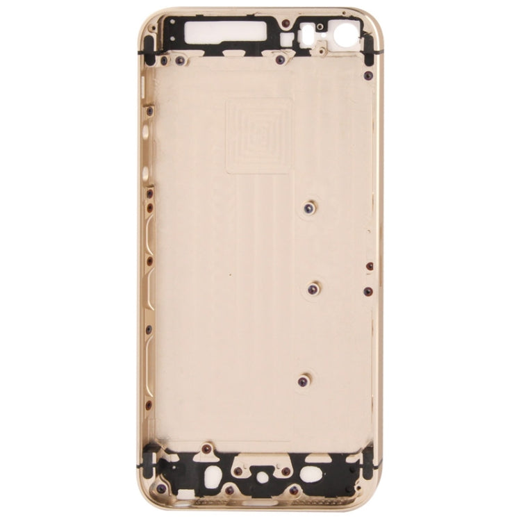 Full Housing Alloy  Back Cover with Mute Button + Power Button + Volume Button + Nano SIM Card Tray for iPhone 5S, For 5S, For iPhone 5S