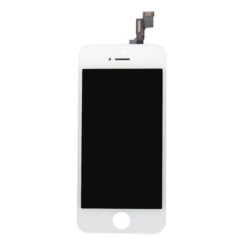 Groupe digitaliseur (LCD original + corniche + panneau tactile) pour iPhone 5S, pour iPhone 5S blanc, pour iPhone 5S noir