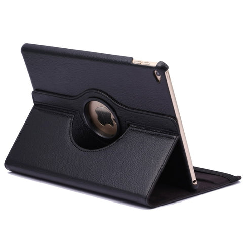 Custodia in pelle flip per iPad Air 2 con rotazione a 360 gradi e