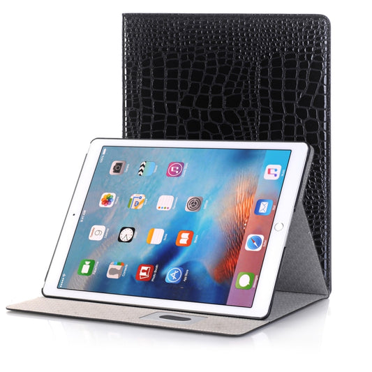 custodia-in-pelle-con-chiusura-orizzontale-con-texture-coccodrillo-con-supporto-slot-per-carte-e-portafoglio-per-ipad-air-2 - immagine 1