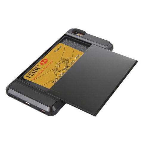 Custodia combinata Blade PC + TPU con slot per schede per iPhone 6