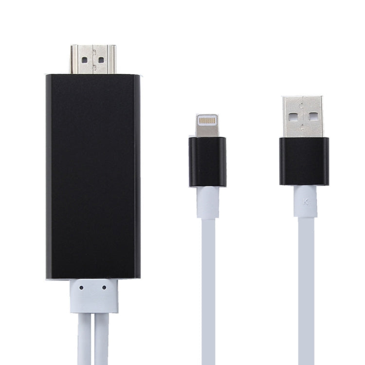 8 Pin to HDMI Adapter Cable with USB Charger for HDTV