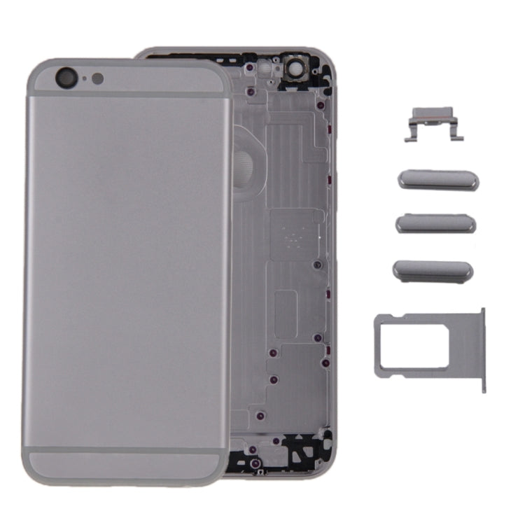 6 in 1 for iPhone 6 (Back Cover + Card Tray + Volume Control Key + Power Button + Mute Switch Vibrator Key + Sign) Full Assembly Housing Cover          ...