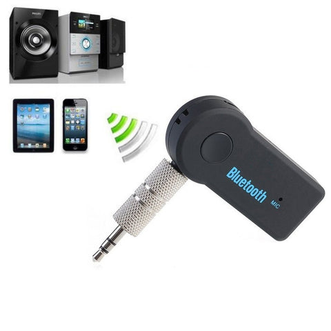 Ricevitore micro-fono musical vivavoce Bluetooth pour voiture pour iPhone, Galaxy, Sony, Lenovo, HTC, Huawei et autres smartphones, récepteur micro