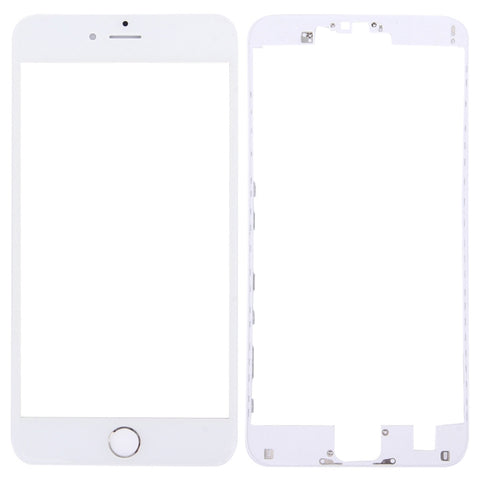Kit 3 in 1 per iPhone 6s Plus: Lente in Vetro, Cornice LCD e Pulsante