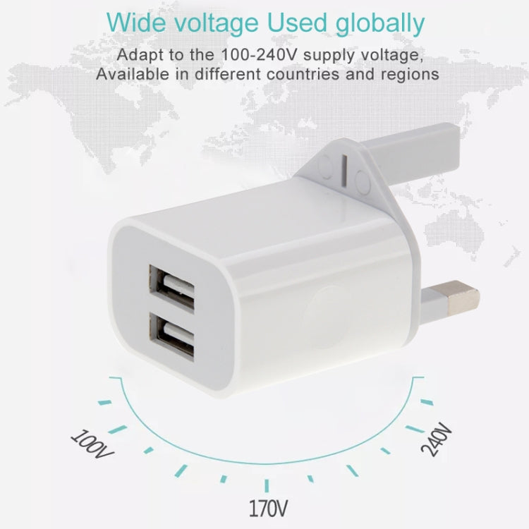 Dual 2A USB Charger Adapter for Fast Device Charging