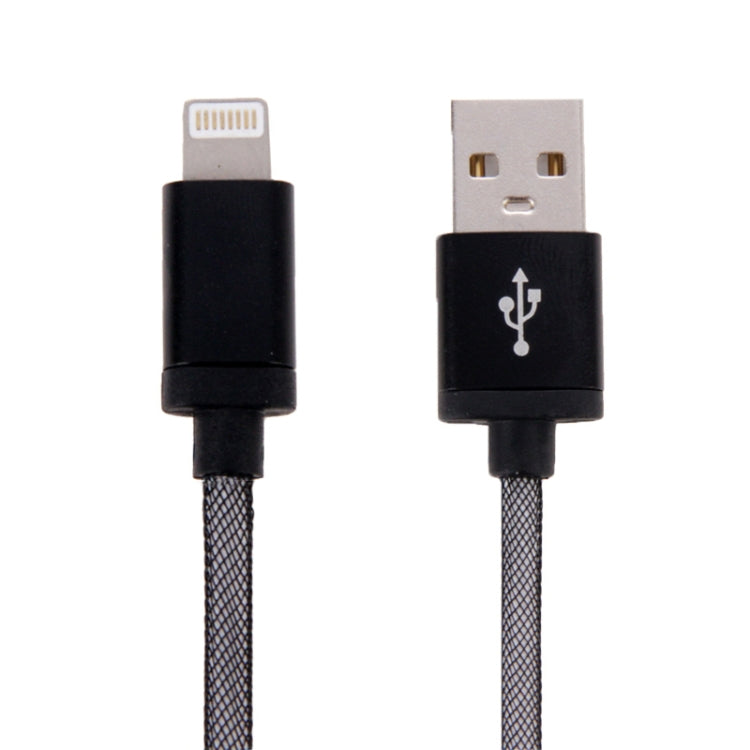8 Pin to USB Data Charger Cable - 25cm Metal Head Design
