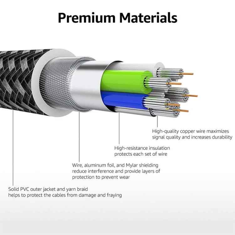 8 Pin to USB Data Charger Cable - 25cm Metal Head Design