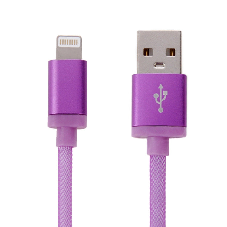 8 Pin to USB Data Charger Cable - 25cm Metal Head Design