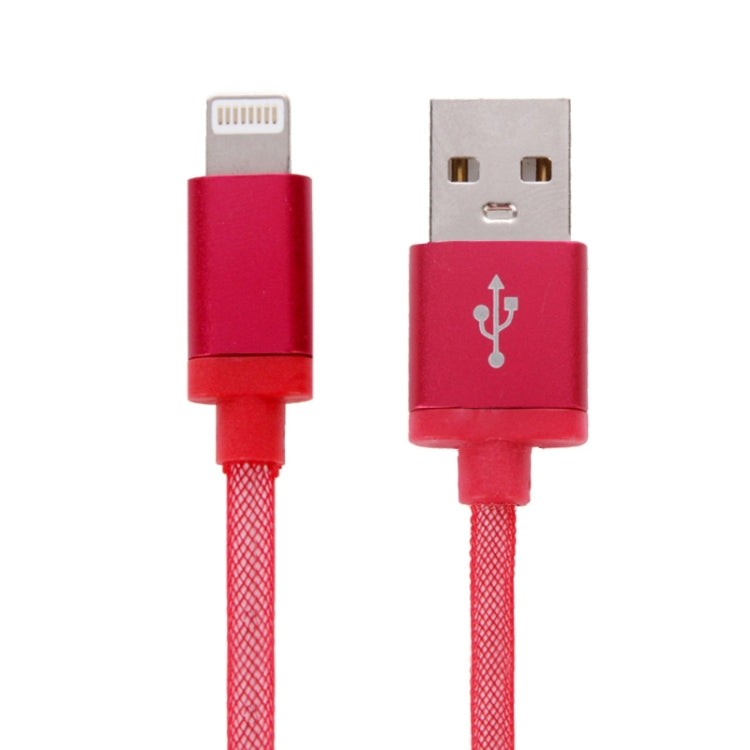 8 Pin to USB Data Charger Cable - 25cm Metal Head Design