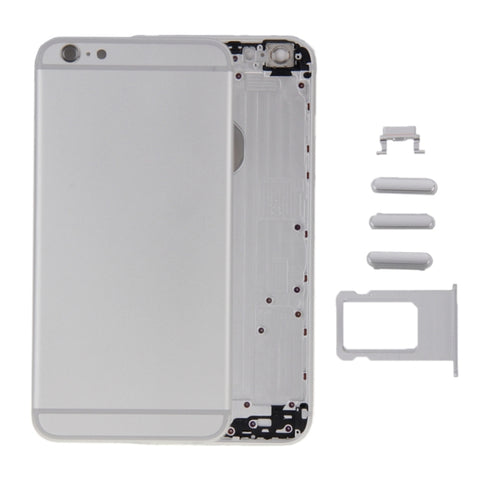6 in 1 per iPhone 6 Plus (cover posteriore + vassoio scheda + tasto controllo volume + pulsante accensione + tasto vibrazione interruttore mute + segnaletica) Cover alloggiamento completo, For 6 Plus, For iPhone 6 Plus (6 in 1), For iPhone 6 Plus(6 in 1)