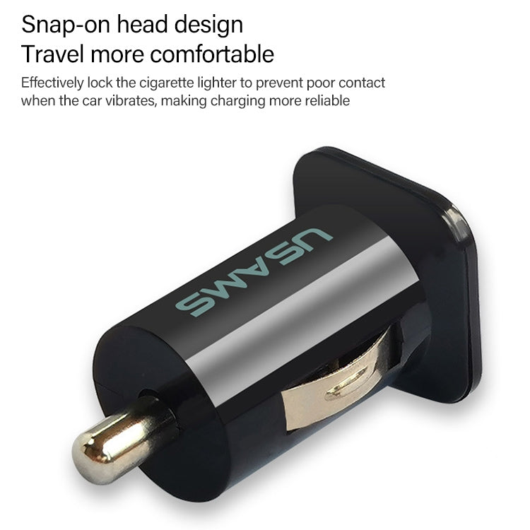 Dual USB Car Charger 2.1A & 1A for Fast Charging