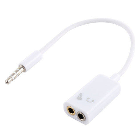 Cavo sdoppiatore audio Aux da 3,5 mm, compatibile con telefoni, tablet, cuffie, lettori MP3, stereo per auto/casa e altro