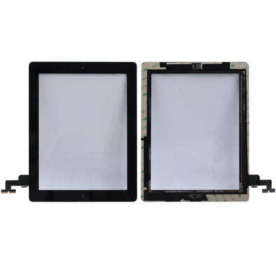 Touch Panel (Controller Button + Home Key Button PCB Membrane Flex Cable + Touch Panel Installation Adhesive) for iPad 2 / A1395 / A1396 / A1397        ...