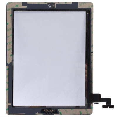 Touch Panel (Controller Button + Home Key Button PCB Membrane Flex Cable + Touch Panel Installation Adhesive) for iPad 2 / A1395 / A1396 / A1397        ...