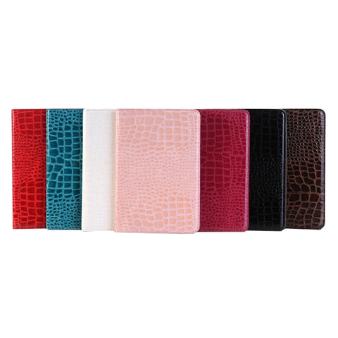 Custodia in pelle con chiusura orizzontale con texture coccodrillo con supporto, slot per carte e portafoglio per iPad Pro da 12,9 pollici
